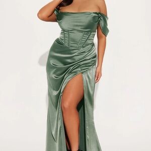 NEW Sage Corset Gown